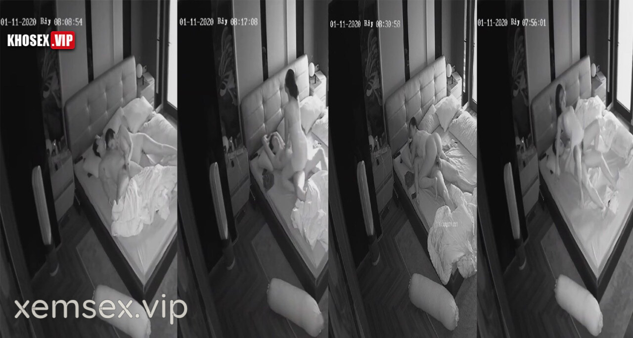 Hack Camera Cặp vợ chồng trẻ vợ vú to thích thủ dâm khi xem phim địt nhau với chồng dập như máy khâu – Phần 2